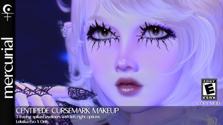 Second Life Marketplace - : mercurial : centipede cursemark makeup